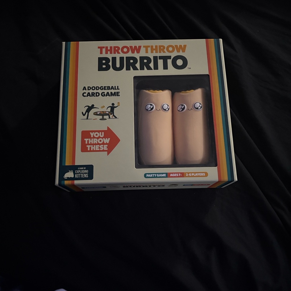 Throw Throw Burrito Dodgeball Card Game by Exploding Kittens - Multicolor